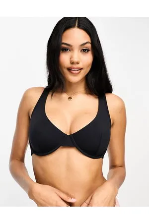 ASOS Fuller Bust Marina nylon blend smoothing underwire bra in