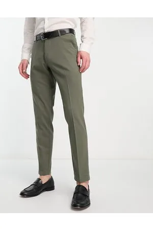 New Business Casual Suit Pants Men Solid High Waist Straight Office Formal  Trousers Mens Classic Style Suit Long Pants Plus Size