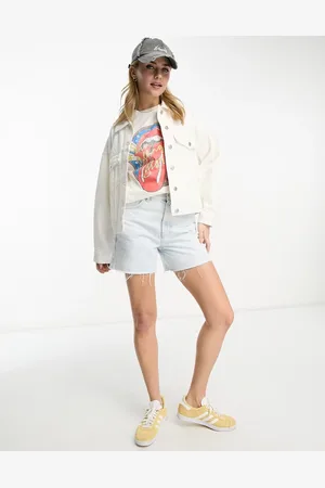 Pull&Bear Oversized denim jacket in