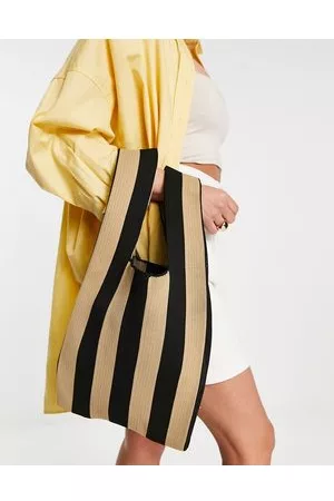 My Accessories Women Tote Bags - London mini shopper bag in black and beige stripe