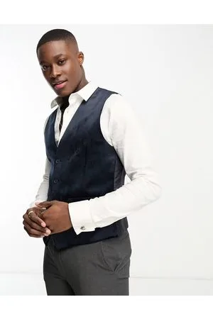 French Connection Wedding waistcoat in velvet