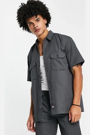 Dickies Short sleeve work shirt in charcoal