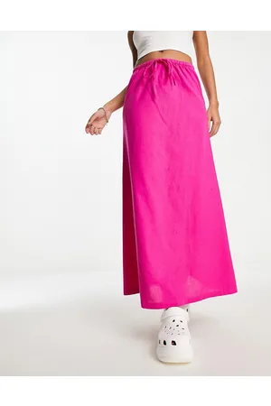 COLLUSION Low rise woven beach skirt in