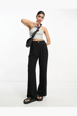 ASOS Relaxed trousers with linen in