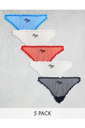Tommy Hilfiger Women's 5-Pack Cotton Underwear Thong