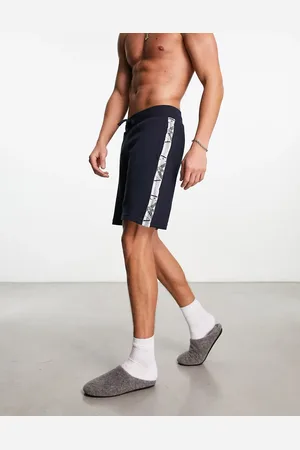 Emporio Armani Bodywear taped lounge shorts in