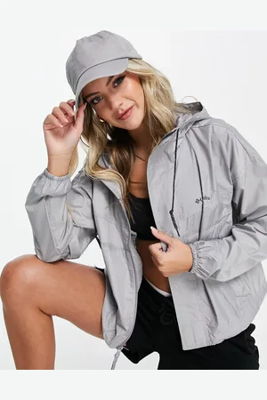 Columbia Flash Challenger Cropped hooded windbreaker in