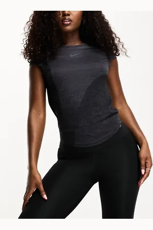 Nike Run Division Dri-Fit pattern short sleeve t-shirt in
