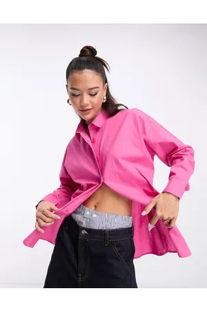 Daisy Street Oversized boyfriend shirt in bright