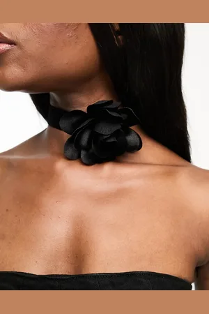 ASOS Choker necklace with corsage detail in