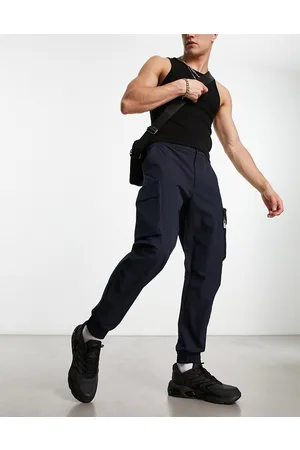 Giorgio Armani Icon Drawstring Trousers in Gray for Men | Lyst
