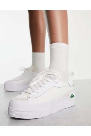 Lacoste Carnaby Platform Womens White/Light Turqoise | Hype DC