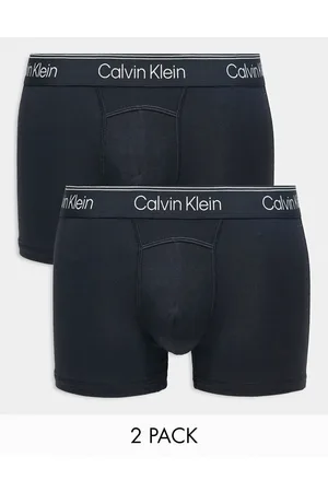 Calvin Klein athletic cotton trunk in white