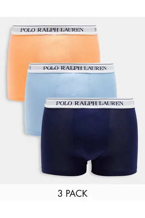 Polo Ralph Lauren 6 PACK Boxer Briefs Orange Navy Blue Classic