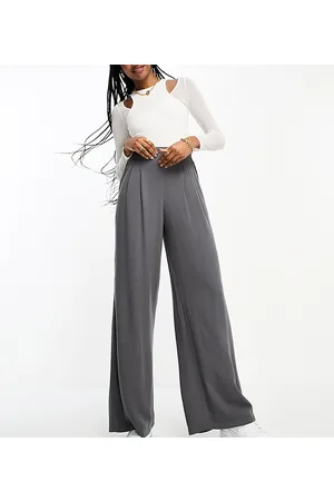 ASOS DESIGN Tall flare suit trouser in moss