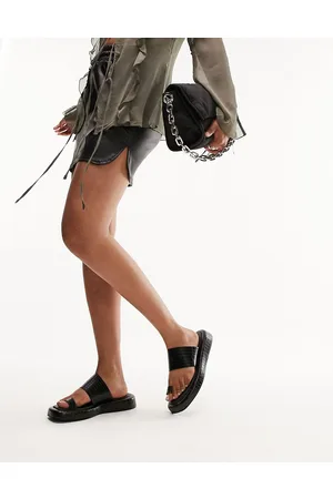 Topshop Planet ankle wrap sandals in black | ASOS | Ankle wrap sandals,  Wrap sandals, Topshop