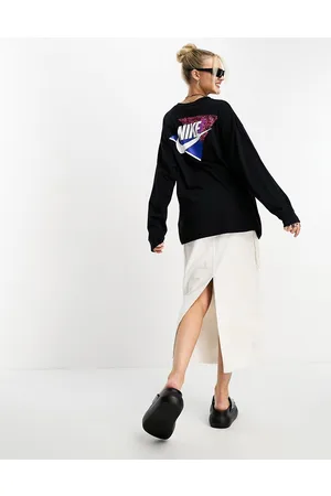 Nike archive black scribble logo sweatshirt on sale