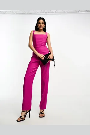 True Violet Corset jumpsuit in fuchsia