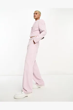 ASOS Wide leg suit trousers in