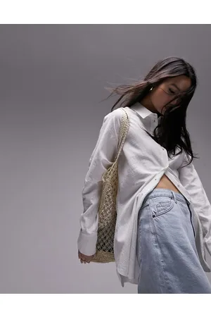 Topshop Seersucker shirt in