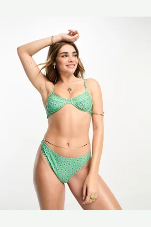 Daisy Street Hipster bikini bottoms in floral