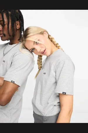 Vans Unisex Left Chest Logo t-shirt in heather