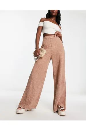 Wednesday's Girl relaxed wide leg pants in smudge spot