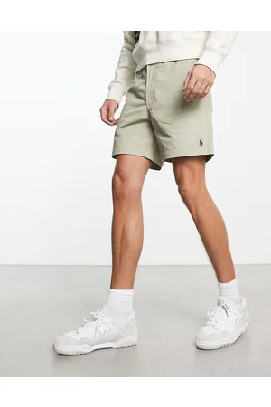 Ralph Lauren Prepsters icon logo stretch twill shorts in beige