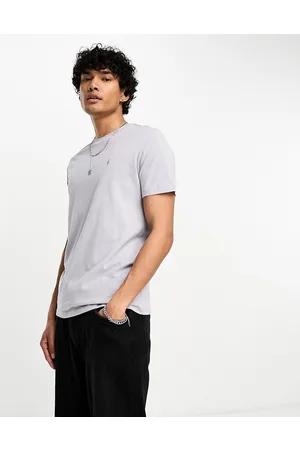 AllSaints Brace brushed cotton T-shirt in white