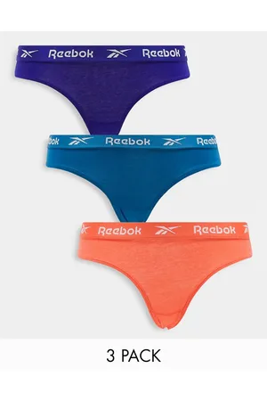 Reebok Women's Seamless Thong Panties, 3-Pack 