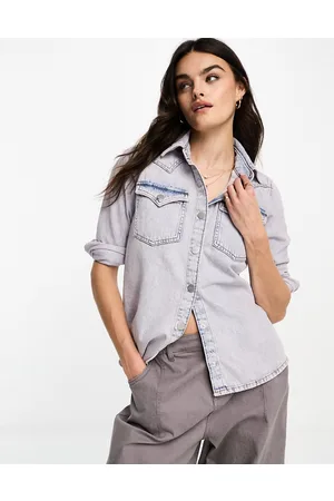 Bare Denim Women Casual Solid Ice Shirt - Selling Fast at Pantaloons.com