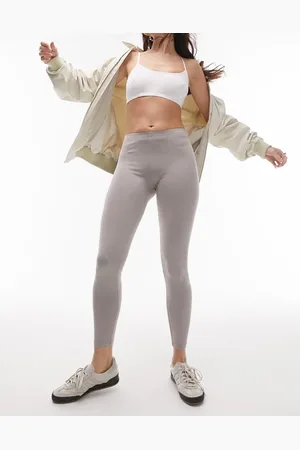 Topshop Washed basic legging in mink