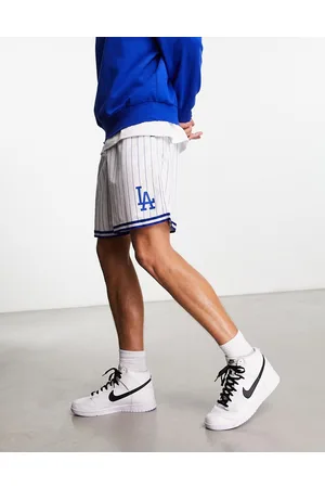 47 Brand MLB LA Dodgers Co-Ord Jersey Shorts In Light Blue for Men