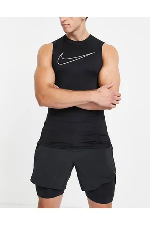 Nike Training Pro tight tank top in black