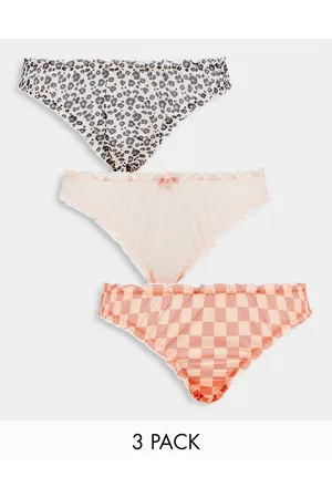 Reebok Womens 3 Pack Kal Thongs Ladies Soft Stretchy Fabric Knickers  Underwear