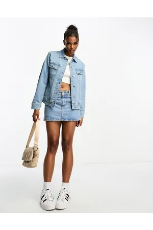 FRAME Ladies Le Oversized Denim Jacket Stearnlee | World of Watches