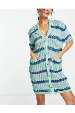 Damson Madder Sasha crochet shirt summer dress in