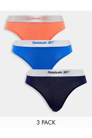 Buy Reebok Women's Nylon/spandex Seamless Thong Underwear (3 Pack) online
