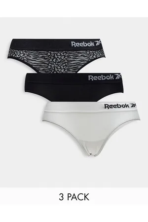 Reebok Women's Seamless Thong Panties, 3-Pack