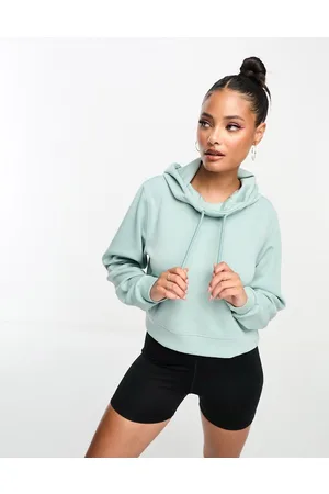 ONLY Dess cropped hoody in mist
