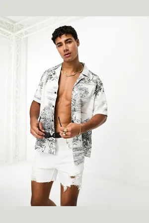 River Island Garden floral print shirt in