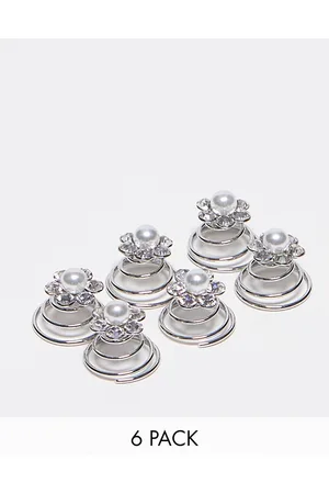 Earrings Women single full drill zircon earing buckles sliver and golden  plating earing - Walmart.com