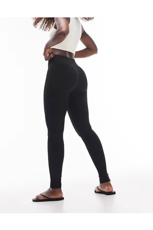 Topshop Full length heavyweight legging with deep waistband in