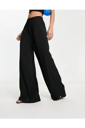 Urban classics Wide leg stretch trousers in