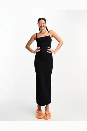 COLLUSION Square neck cami maxi dress in