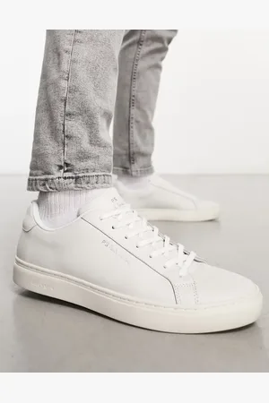 Paul Smith Rex multi tape back leather trainer in