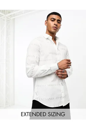 Armani exchange long clearance sleeve shirt