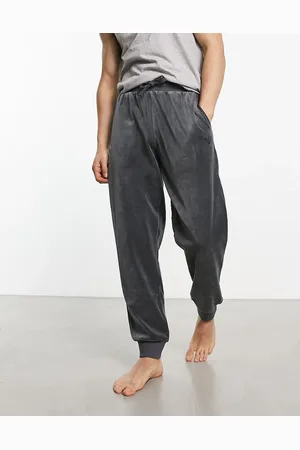 Emporio Armani Bodywear ribbed velour lounge joggers in