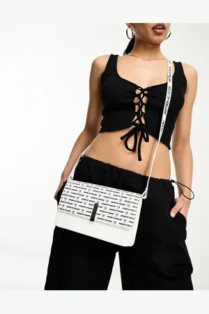 House of Holland Printed bag in black with a chain strap