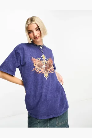 Daisy Street Relaxed t-shirt with vintage print